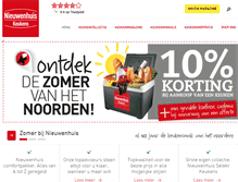 Tablet Screenshot of nieuwenhuiskeukens.nl